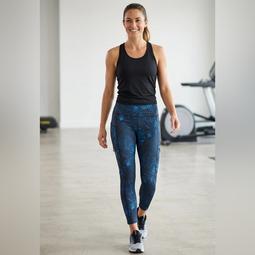 C&C California Navy Palm Springs Leggings